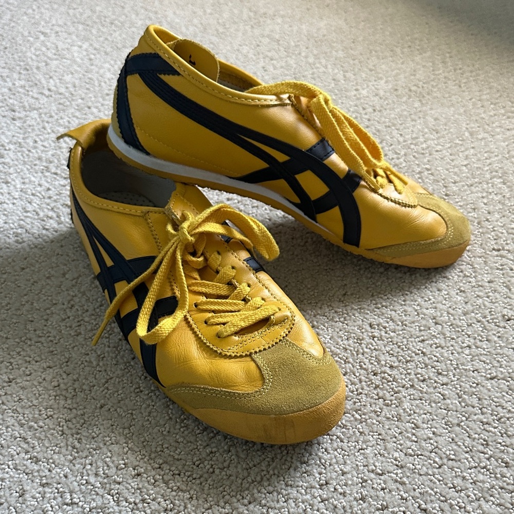Onitsuka Tiger by Asics Mexico 66 Yellow and Black Shoes